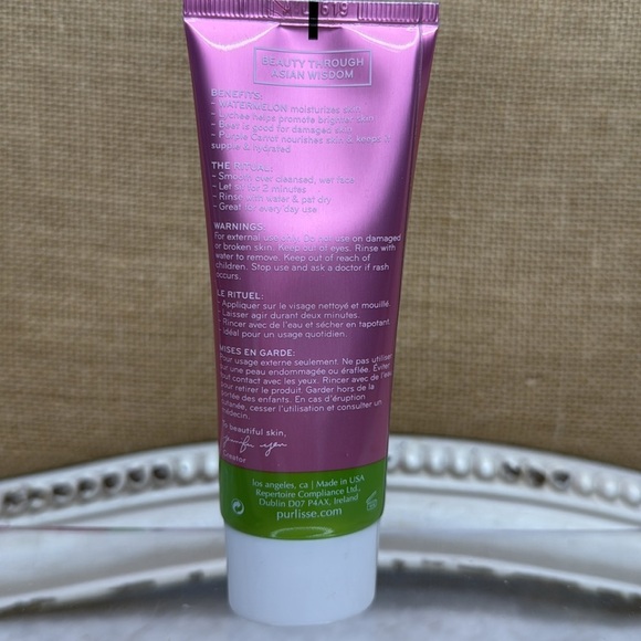 Purlisse Watermelon Energizing Exfoliant 2 Min. Polishing Peel 2.5oz New in Box - Picture 6 of 6